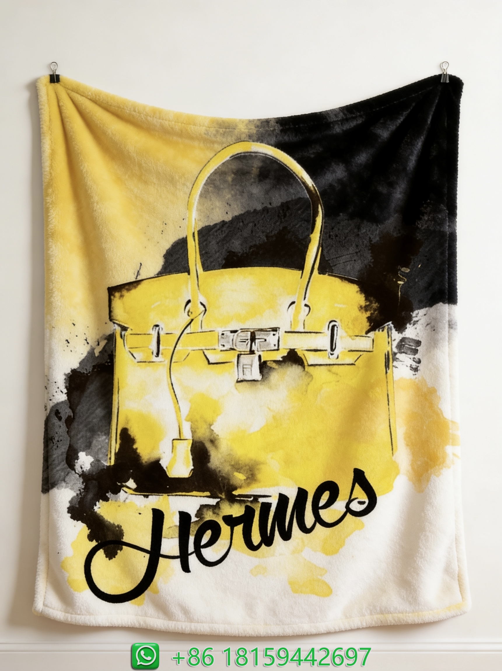 Hermes Throw Blankets